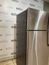 Ge Used Refrigerator Top and Bottom 28x67 (Stainless Steel) 