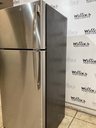 Ge Used Refrigerator Top and Bottom 28x67 (Stainless Steel) 