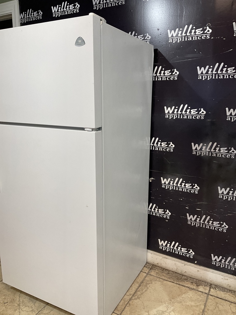 White Westinghouse Used Refrigerator Top and Bottom 30x66 (White) 