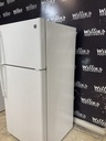 Ge Used Refrigerator Top and Bottom 28x67 (White) 