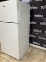 Hotpoint Used Refrigerator Top and Bottom 28x61 1/2” (White) 