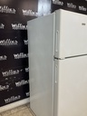 Hotpoint Used Refrigerator Top and Bottom 28x61 1/2” (White) 