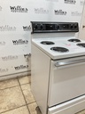 Ge Used Electric Stove 220volts (40/50 AMP) 30inches {3 prong} (White/Black) 