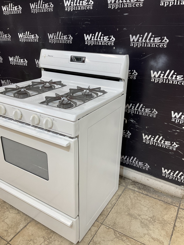 Magic Chef Used Natural Gas Stove 30inches (White) 