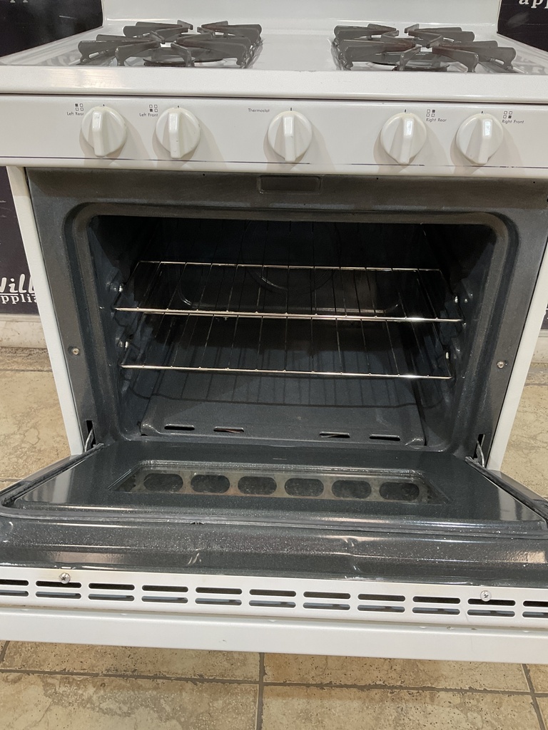 Magic Chef Used Natural Gas Stove 30inches (White) 