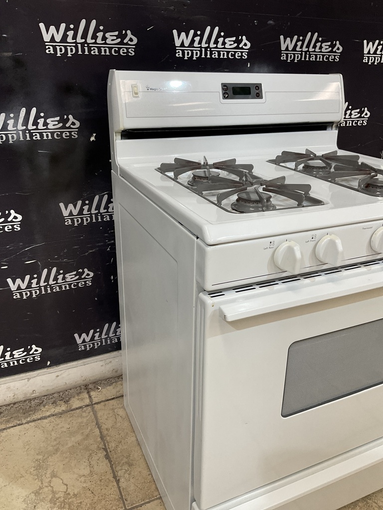 Magic Chef Used Natural Gas Stove 30inches (White) 