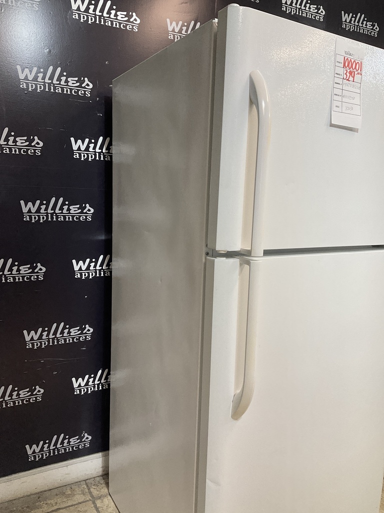 Frigidaire Used Refrigerator Top and Bottom 30x69 (White) 