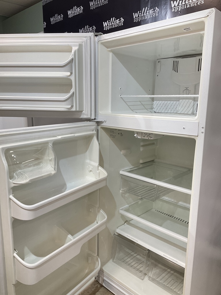 Frigidaire Used Refrigerator Top and Bottom 28 1/2” x 65 (White) 