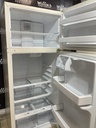 Ge Used Refrigerator Top and Bottom 28x67 (Bisque) 