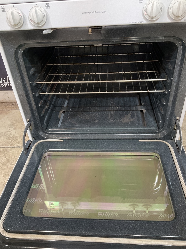 Ge Used Natural Gas Stove 30inches (White) 