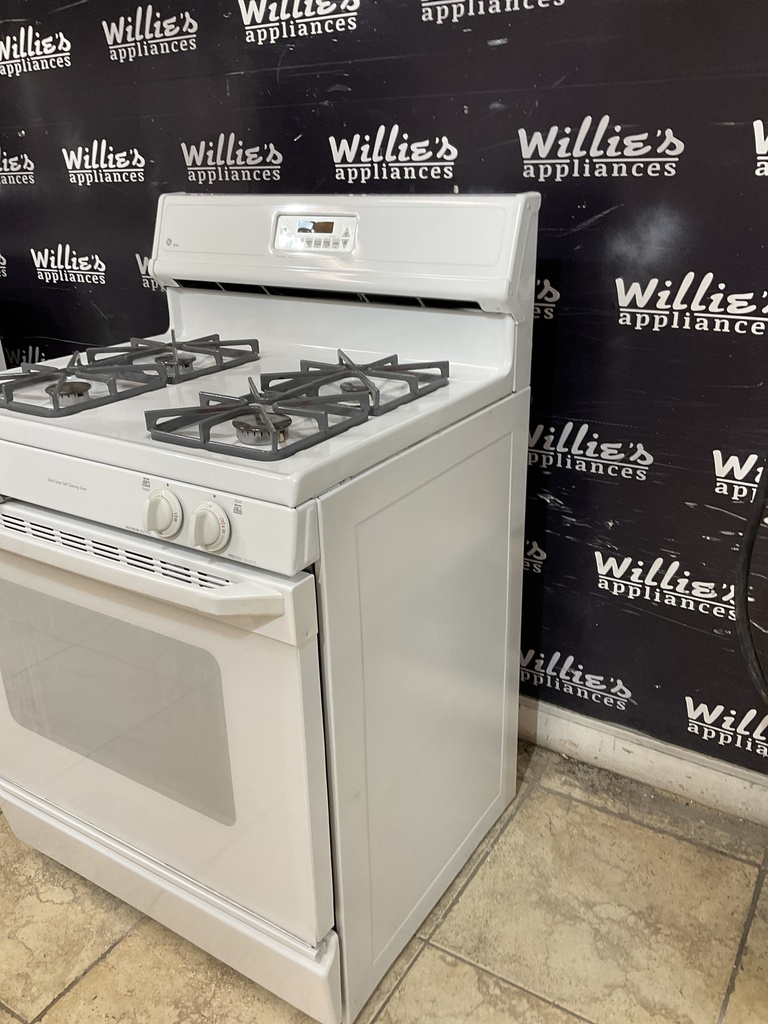 Ge Used Natural Gas Stove 30inches (White) 