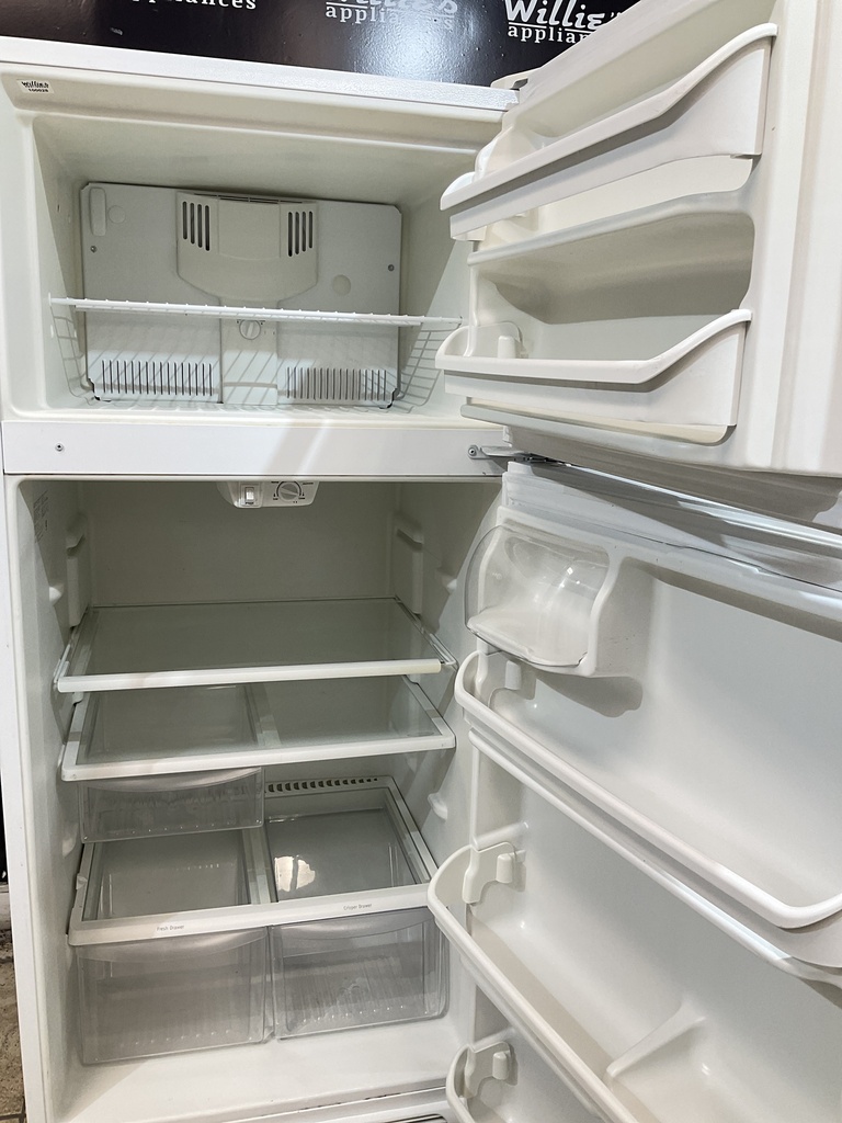 Frigidaire Used Refrigerator Top and Bottom 30x66 (White) 