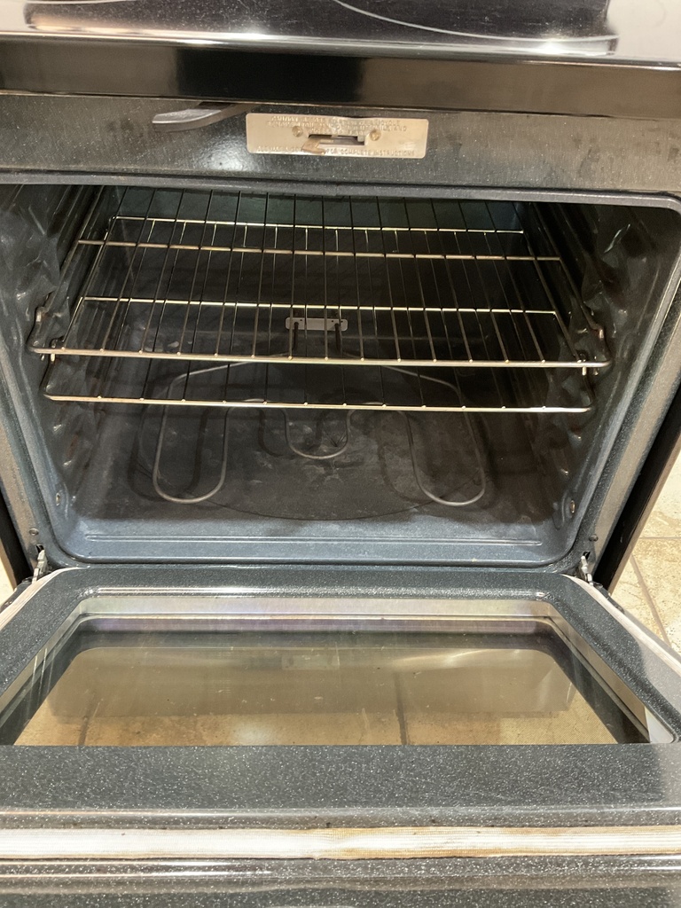 Ge Used Electric Stove 220volts (40/50 AMP) 30inches {4 prong} (Stainless Steel) 