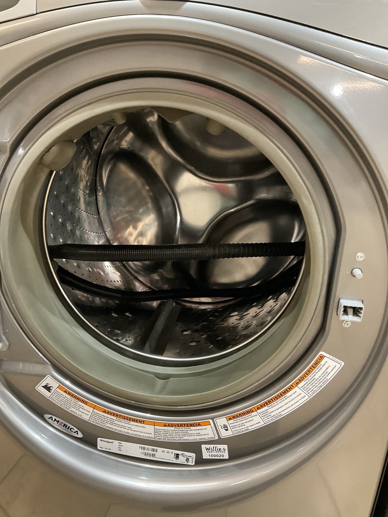 Whirlpool Used Electric Set Washer/Dryer Front-load 220volts (30 AMP) 27inches {4 prong} (Grey) 
