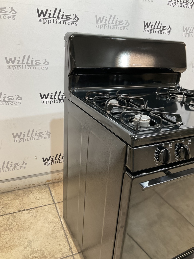 Hotpoint Used Natural Gas Stove 30inches (Black) 