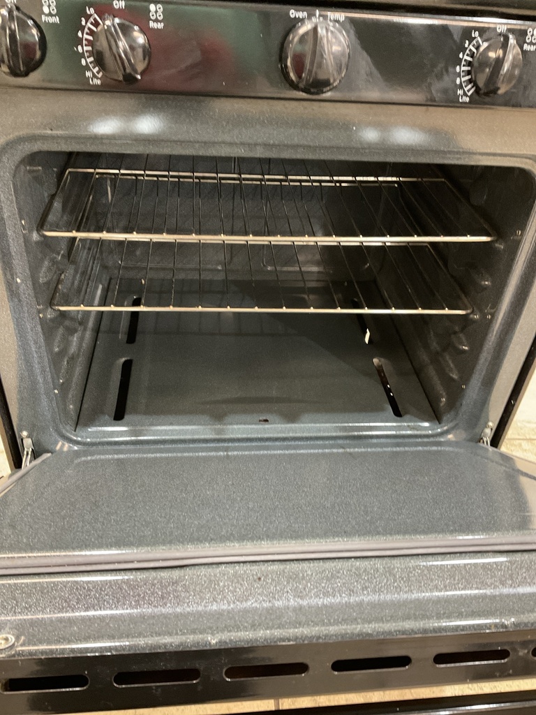 Hotpoint Used Natural Gas Stove 30inches (Black) 