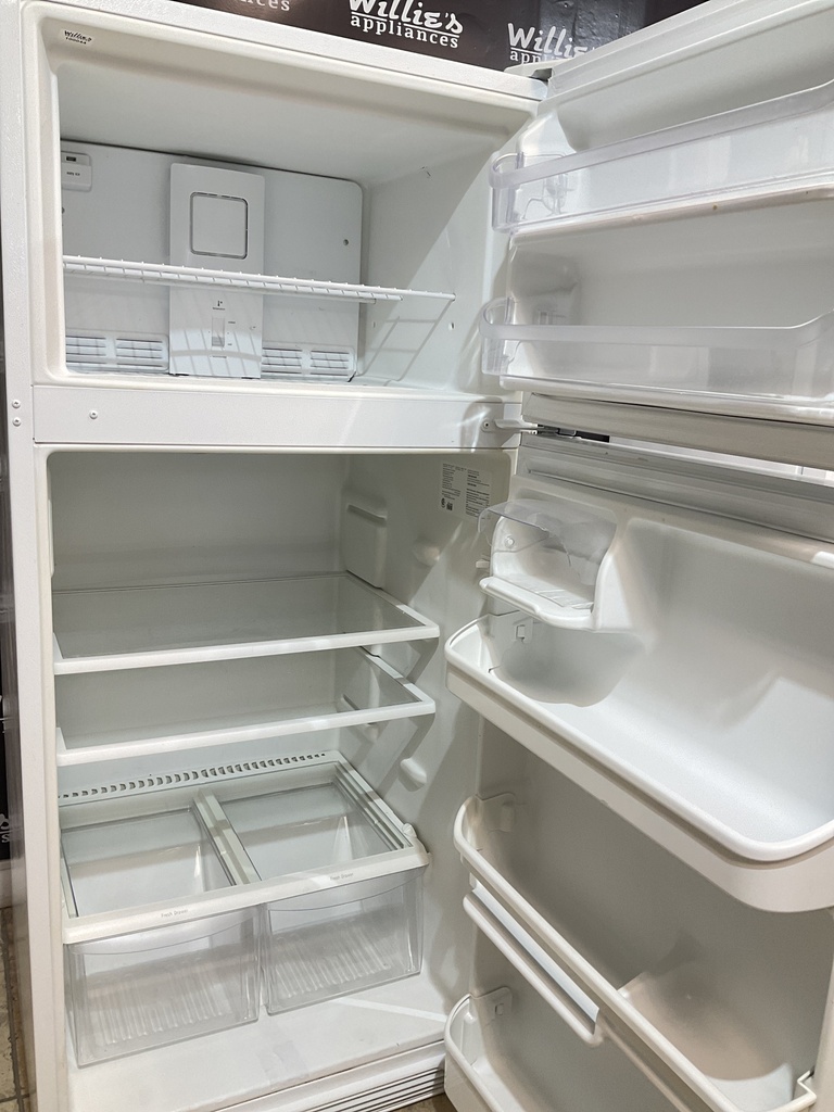 Frigidaire Used Refrigerator Top and Bottom 30x66 (White) 
