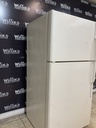 Ge Used Refrigerator Top and Bottom 33x67 (Bisque) 