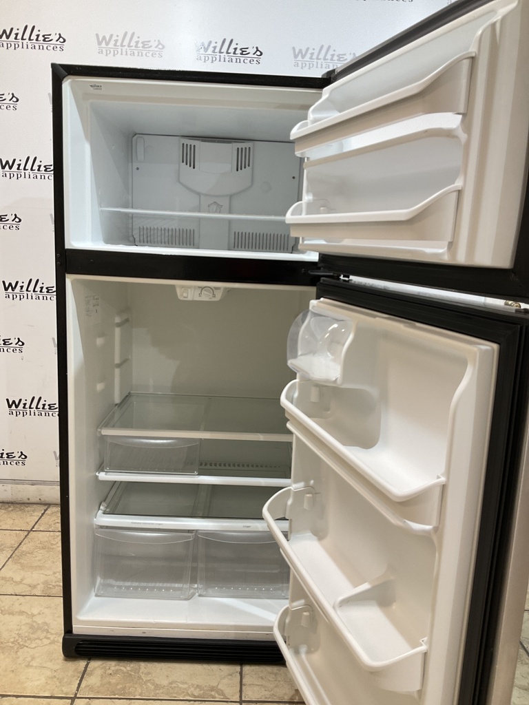 Frigidaire Used Refrigerator Top and Bottom 30x66 (Stainless Steel) 