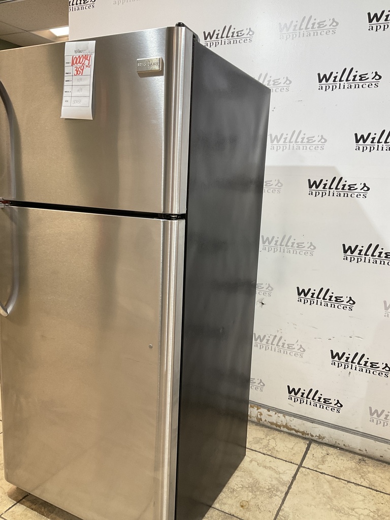 Frigidaire Used Refrigerator Top and Bottom 30x66 (Stainless Steel) 