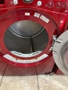 Lg Used Natural Gas Set Washer/Dryer Front-load 27inches (Red) 