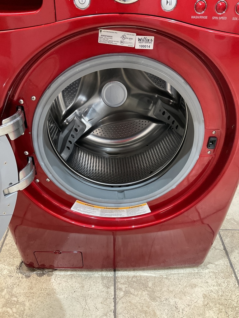 Lg Used Washer Front-load 27inches (Red) 
