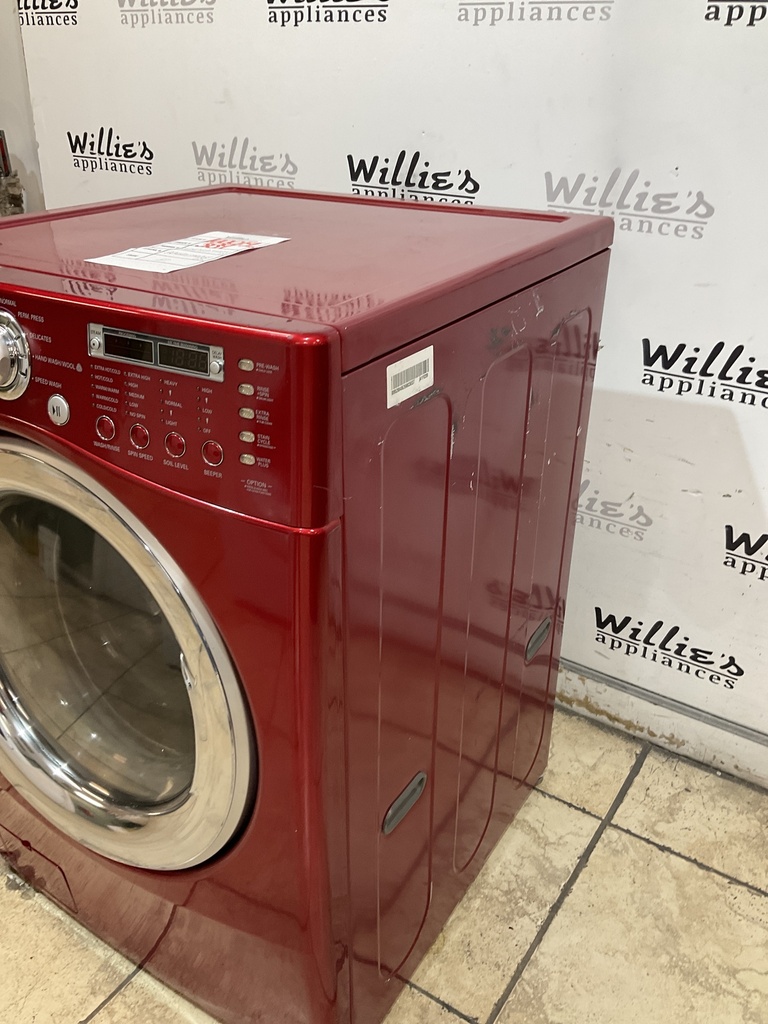 Lg Used Washer Front-load 27inches (Red) 