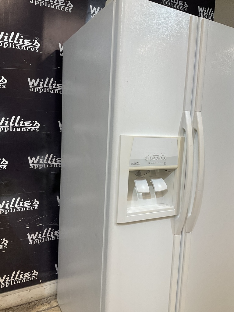 Whirlpool Used Refrigerator Side by Side 36x69 1/2” (White) 