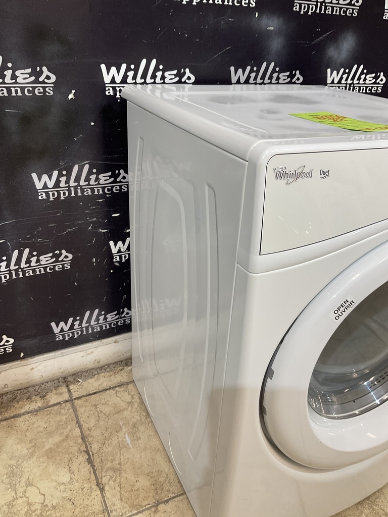 Whirlpool Used Electric Dryer 220volts (30 AMP) 27inches {no cord} (White)