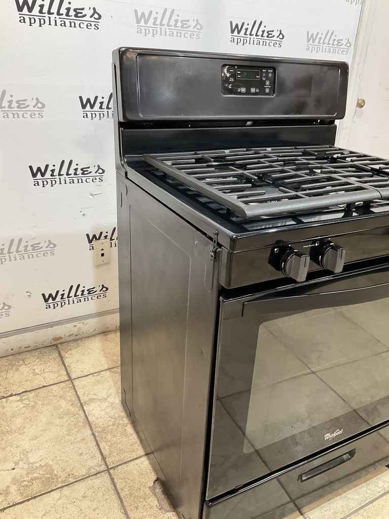 Whirlpool Used Natural Gas Stove 30inches (Black) 