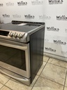 Lg Used Electric Stove 220volts (40/50AMP) 30inches {4 prong} (Stainless steel)