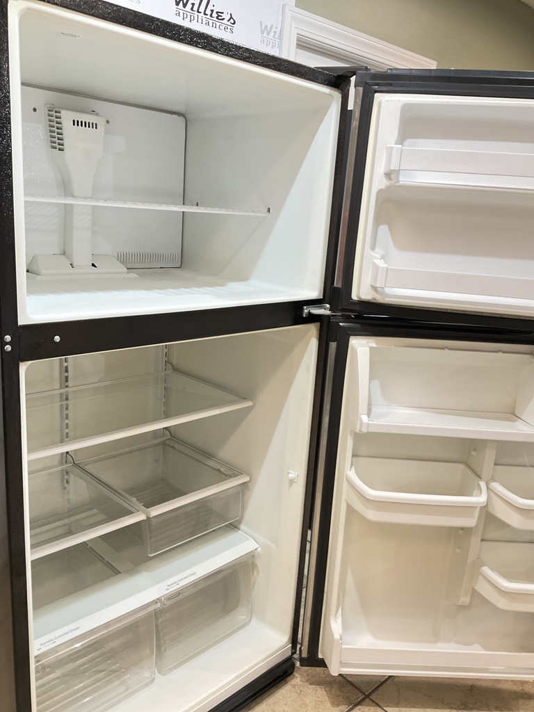 Whirlpool Used Refrigerator Top and Bottom 30x66 (Stainless Steel) 