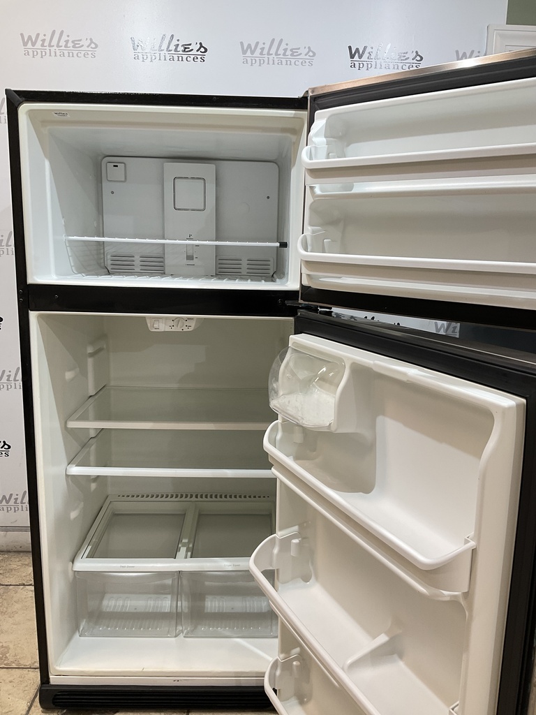 Frigidaire Used Refrigerator Top and Bottom 30x65 1/2” (Stainless Steel) 