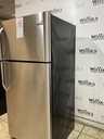 Frigidaire Used Refrigerator Top and Bottom 30x65 1/2” (Stainless Steel) 