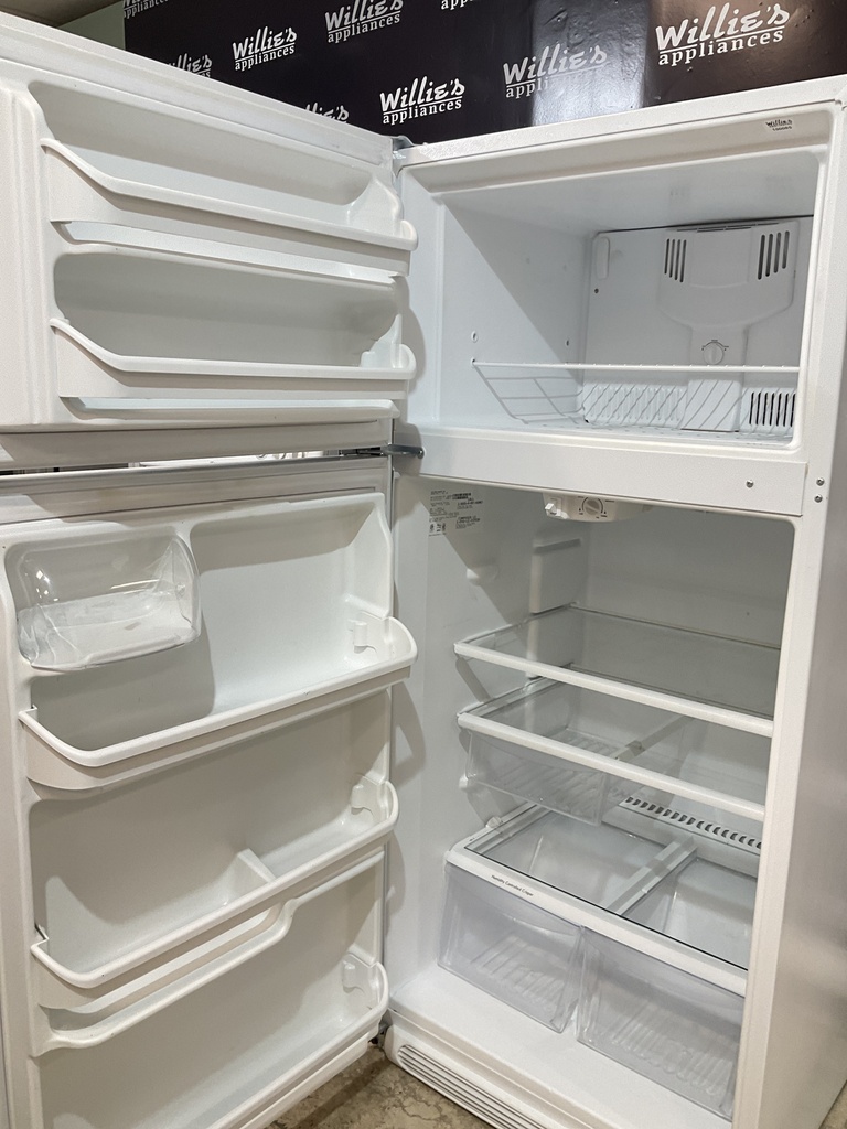 Kenmore Used Refrigerator Top and Bottom 30x65 1/2” (White)