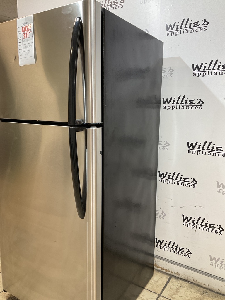 Frigidaire Used Refrigerator Top and Bottom 30x65 1/2” (Stainless Steel) 