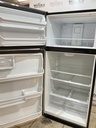 Frigidaire Used Refrigerator Top and Bottom 30x65 1/2” (Stainless Steel) 