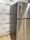Frigidaire Used Refrigerator Top and Bottom 30x65 1/2” (Stainless Steel) 
