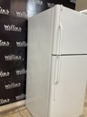 Ge Used Refrigerator Top and Bottom 30x67 (White) 