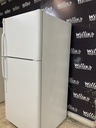 Ge Used Refrigerator Top and Bottom 30x67 (White) 