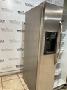 Ge Used Refrigerator Side by side 36x69 1/2” (Stainless steel) 