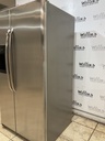Ge Used Refrigerator Side by side 36x69 1/2” (Stainless steel) 