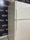 Ge Used Refrigerator Top and Bottom 33x67 (Bisque) 