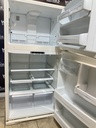Ge Used Refrigerator Top and Bottom 33x67 (Bisque) 