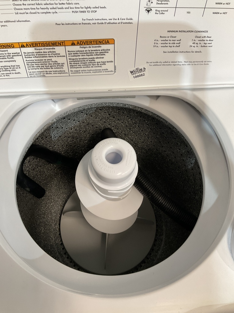 Whirlpool Used Washer Top-load 27inches (White) 