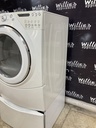 Whirlpool Used Electric Dryer 220volts (30 AMP) 27inches {3 prong} ( White) 