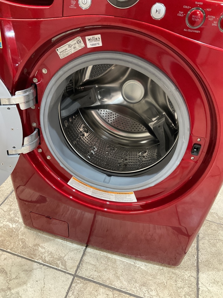 Lg Used Washer Front-load 27inches (Red) 