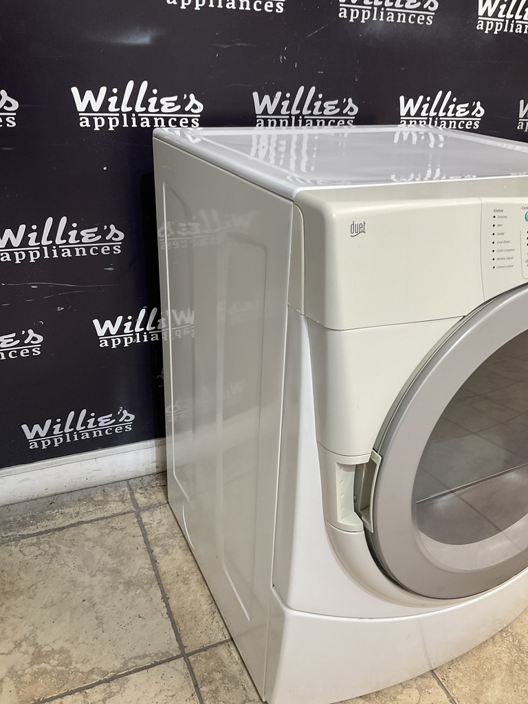 Whirlpool Used Electric Dryer 220volts (30 AMP) 27inches {3 prong} (White) 