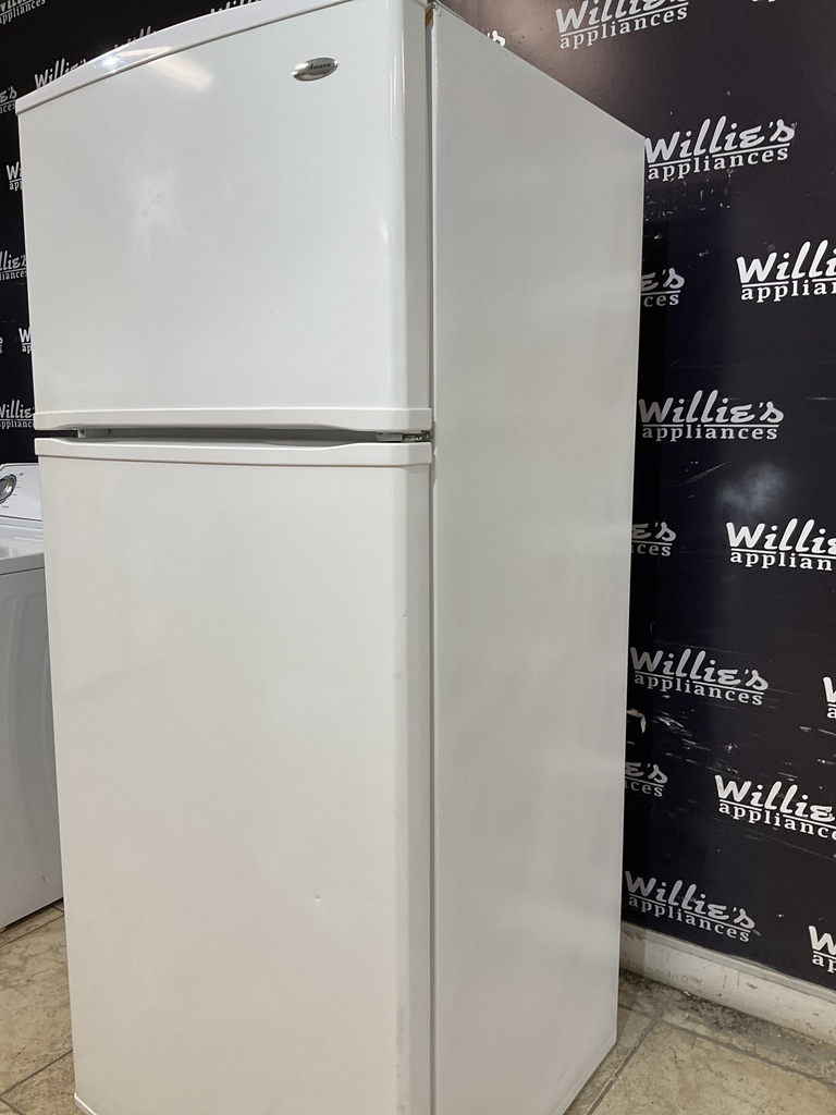 Amana Used Refrigerator Top and Bottom 28x68 (White) 