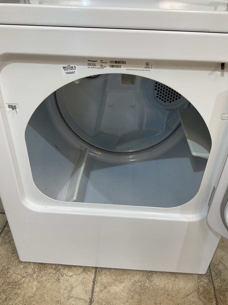 Whirlpool Used Electric Dryer 220volts (30 AMP) 29inches {3 prong} (White) 